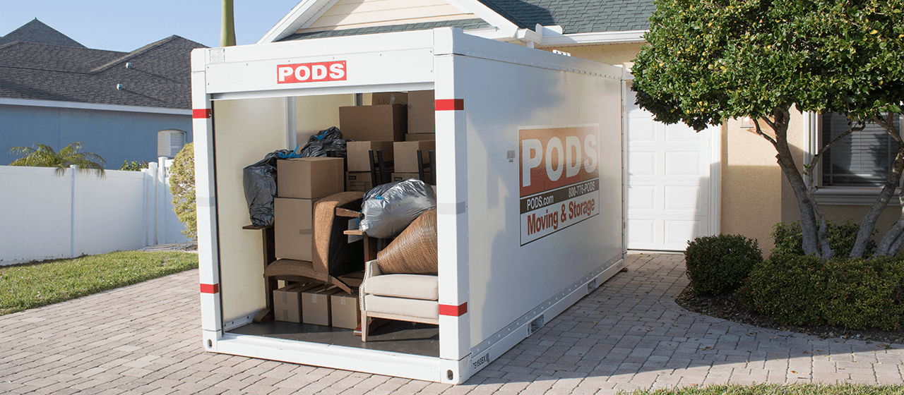 How much fits in a PODS container?