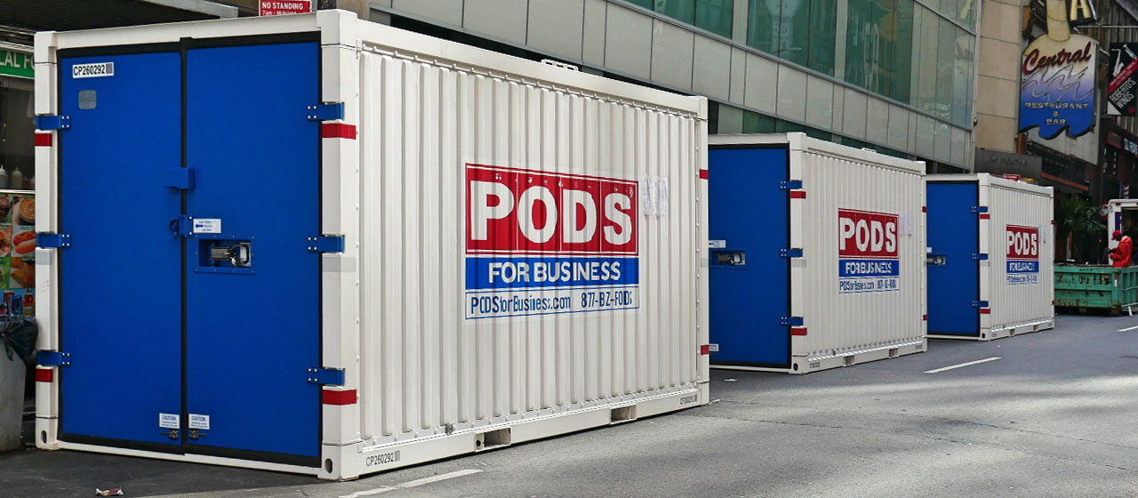 Commercial Storage Containers, Storage Units: PODS
