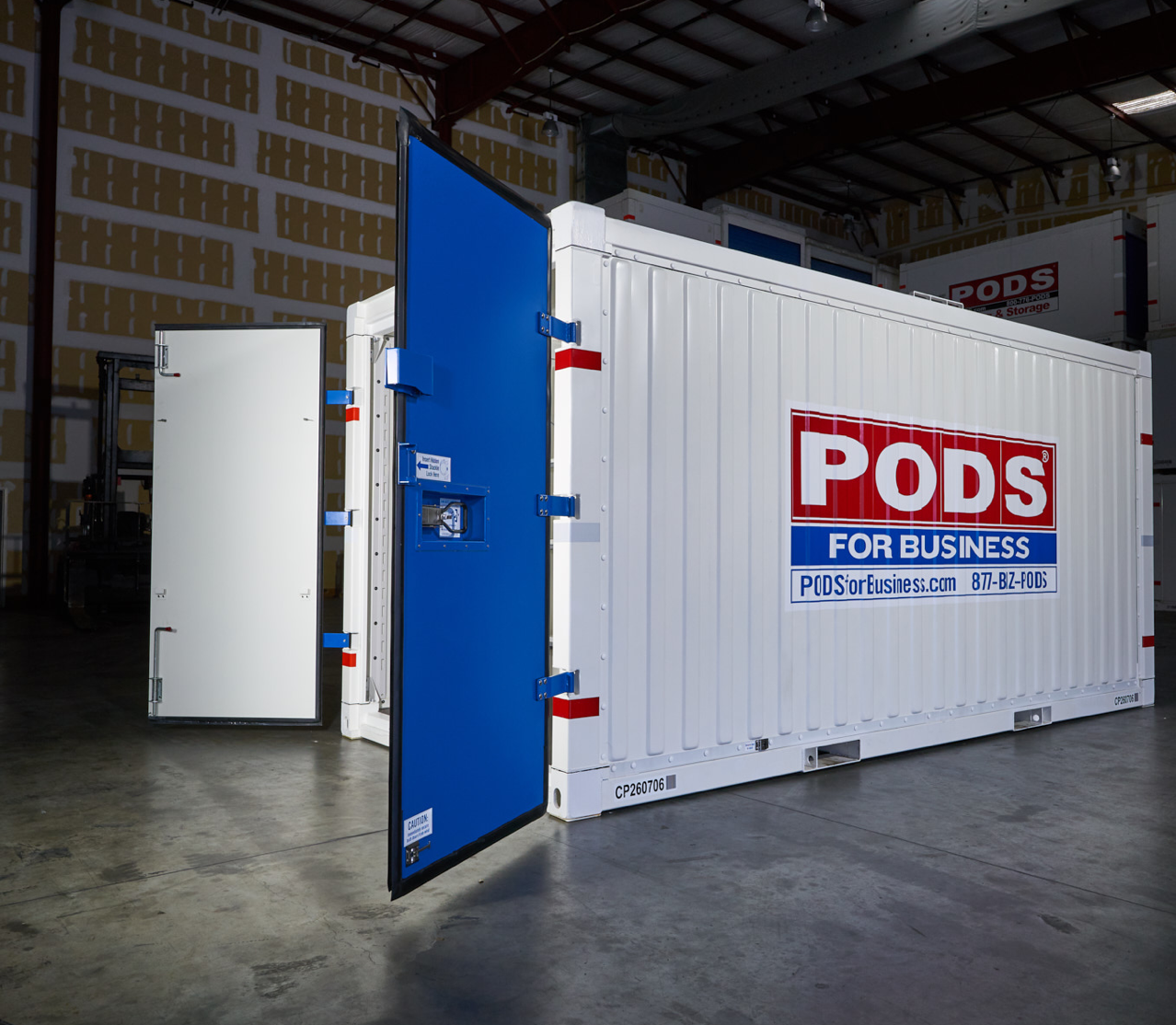 PODS emergency containers and disaster recovery