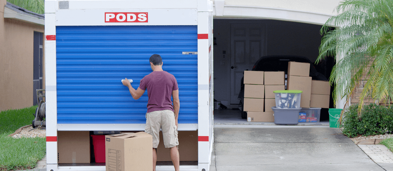 Conteneurs de déménagement portables de PODS