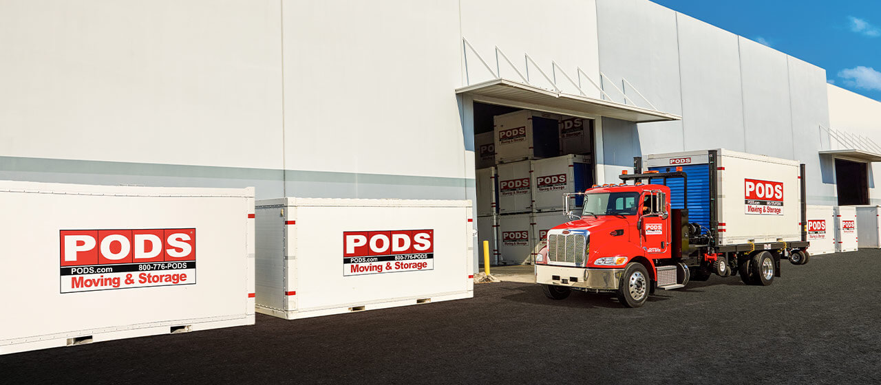 Un centre d’entreposage PODS