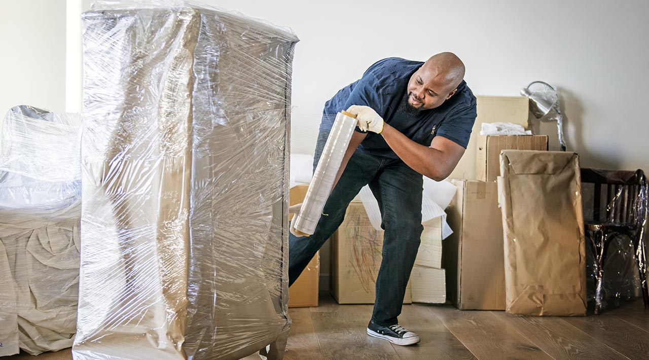 Emballage de boîtes pour l’entreposage